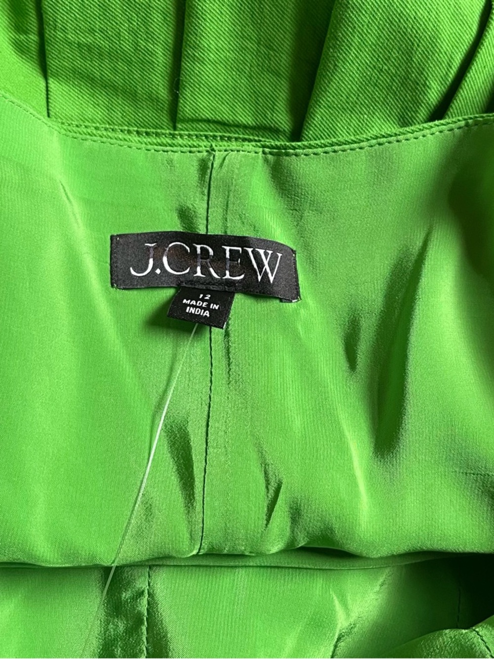 NWT J. Crew Pleated Drop Waist Midi Waist 12 - Picture 8 of 8